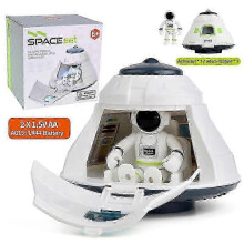 Fusée spatiale jouet, vaisseau spatial d'astronaute, jouet d'éveil pour enfants, cadeau d'anniversaire pour garçons et filles