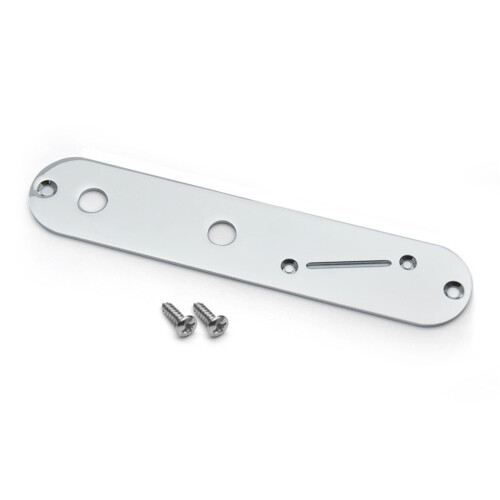 Control Plate Electric Guitar Control Plate Replacement Part with Mount Screws Silver