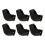 6Pcs Pool Table Bag Liners Replacement Billiards Pool Rubber Drop Pockets 1