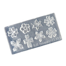 Flower Nail Art Silicone Molds Silicone Nail Carving Mold Flower Earrings Molds 02