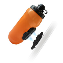 Bike Mount Water Container Magnetic Fastener Durability Leakroof Cycling Gear Orange color