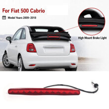 Πίσω φως φρένου υψηλής τοποθέτησης για Fiat 500 Cabrio 2009-2018, κόκκινο, συμβατό με το όχημα