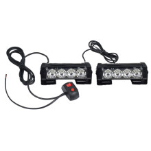 Waarschuwingslampen met hoge helderheid voor voertuigaanpassing, één op twee, 4 lampen, rood en blauw knipperend