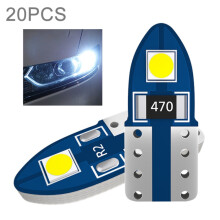 Luces de estacionamiento LED blancas de alta luminosidad T10 3030-2SMD para coches, paquete de 20 unidades, iluminación nítida y duradera