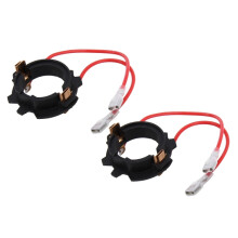 H7 LED -ajovalopolttimon pidikkeet ja sovittimet VW Golf 5 MK5 GTI Jetta -malliin, 1 pari, kestävä metalli, tarkka istuvuus