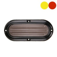 Zweifarbige LED-Rueckleuchten und Bremslichter mit 74 LEDs fuer Lkw-Anhaenger, rot und gelb, robustes Gehaeuse fuer den Strasseneinsatz