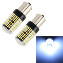 2 kpl 1156 BAU15S 12 V 18 W 1080 lm auton vilkkuvalot SMD 3014 -ledeillä, valkoinen valo, pitkä käyttöikä