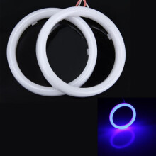 2 unidades de luces para anillos de ángel para coche de 2,5 pulgadas, corriente continua 12 V, luz azul, alta luminosidad y duraderas