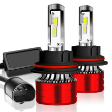 9004 2 kpl 25 W 2500 lm 6000 K LED-ajovalopolttimo auton etuvaloihin pitkäikäinen kirkas valaistus