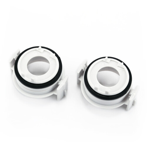 1 Pair H7 Xenon HID Headlight Bulb Holder Adapter, Headlamp Base Retainer for BMW E46 318i E65 E90, Durable Replacement