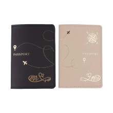 2Pcs Couple Passport Holder Set For Honeymoon Travel Passport Cover Card CFand KH Pointer