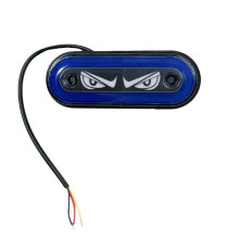 12V/24V Universal Waterproof High-Brightness Strobe Light, Blue Truck Cargo Box and Side Marker Light for Vehicles