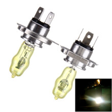 Lámparas de xenón H4 amarillo puro 12 V 100/90 W para faros, alta intensidad y luz clara para conducción nocturna