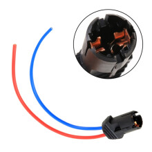 T10 Halogen Lamp Bulb Holder Base with Wire, Heat Resistant Replacement Socket Connector for Lighting Repair Use