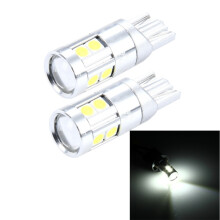 2 kpl T10 5 W 8 LED-valoa auton äärivaloihin, 12 V, valkoinen, kirkas ja energiatehokas, pitkään kestävä rakenne