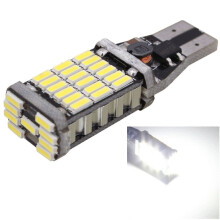 2 bombillas T15 W16W de 9 W y 450 lm, luz blanca de 45 LED 4014 SMD para freno, marcha atrás y estacionamiento, 12 V CC