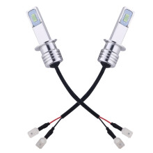 2 Pack H1 LED Car Fog Light Bulbs, 72W 1000LM 6000-6500K Ice Blue Light, DC 12-24V, Bright Driving Lamps