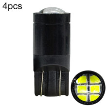 4 kpl T10 3014 6 SMD auton pysäköinti- ja rekisterikilven valot, kirkas valkoinen, pitkäikäinen ja energiatehokas