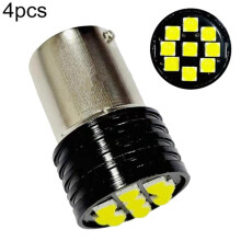 4 Stück Auto-Rückfahr- und Bremsleuchten 3030-9SMD, Canbus-tauglich, hohe Helligkeit, weiß, für sicheres Fahren