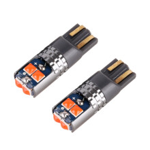 2 unidades T10 W5W 168 DC 12-24 V 1,8 W 6000 K 140 lm luces de posición rosas con 4 LED 3030, decodificación y corriente constante