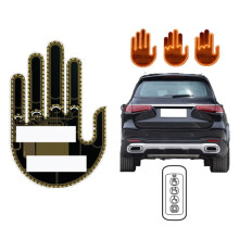 Vehicle Mounted Multifunctional Anti Rear Collision Gesture Warning Light, Black Safety Signal Lamp for Cars and SUVs