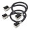 2 Pack Universal D3 HID Socket Adapter Cables with Bulb Wire Connectors, Replacement Headlight Wiring Harness, Black 1