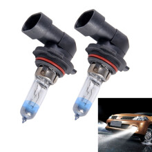 2 bombillas halógenas 9006 de 12 V y 55 W, 1700 lm, 4300 K, luz blanca cálida para faros delanteros, uso automotriz