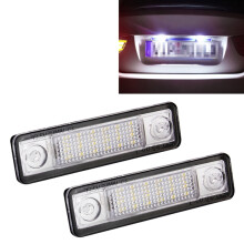 2 piezas luz LED para matrícula 12 V 2 W 120 lm 6000 K, bombillas de 18 SMD, compatible con Astra F 91-98, G Estate F69 98-05, Corsa B 93-00 y Omega