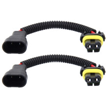 2 unidades de cable de conversión para faros xenón HID de coche, macho a hembra, 9005/9006, resistente y de alta calidad