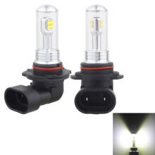 2 Pack 9005 40W Car Fog Light Bulbs, 800LM 6000K White, 8 LED, DC 12V Replacement Lamps for Vehicles