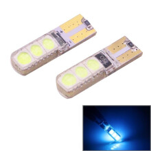 2 Stück T10 2 W 120 bis 140 lm LED Bremslicht 6 LEDs eisblau 5050 für Fahrzeuge, 12 V Gleichstrom