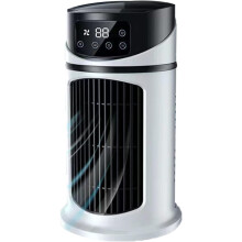 Portable Adjustable Steam Cooling Fan for Office and Bedroom Use, Quiet Desktop Air Circulator