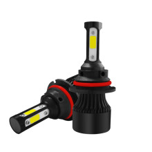 2 unidades de lámparas LED para faros de coche S2 9007 HB5 9-36 V, 25 W, 6000 K, 2500 lm, IP68, blanco frío