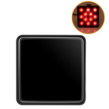 Universelle Anhänger-LED-Rückleuchten mit Bremslicht, schwarzes Gehäuse, 12 Leuchten, robust, für Autoanhänger und Transporter