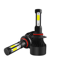2 unidades de lámparas delanteras LED para coche S2 9005 HB3 H10 9-36 V 25 W 6000 K 2500 lm IP68 blanco frío