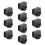 10 Pack T10 Bulb Base Retainer Holder Adapters for Car Interior and Dashboard Lights, Durable Replacement Socket Mounts 1