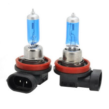 H11-halogeeniajovalo, 2400 lumenia, valkoinen valo, 12 V, 100 W, 6000 K, kirkas ja tehokas ajovalopolttimo
