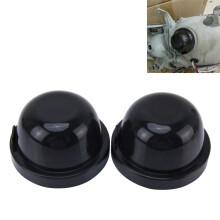 2 Pcs Universal Car LED Headlight HID Xenon Lamp Silicone Dust Cover Seal Caps for Retrofit, Inner Diameter 7.5 cm