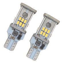 2 Stück LED-Rückfahrlichter fürs Auto mit Canbus-Decoder, Bremslicht, Weitspannung, induktive Erkennung, Weiß