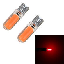 10 bombillas de aparcamiento T10 para coche, 12 V, 1,5 W, 90 lm, color rojo, iluminación duradera para vehículo