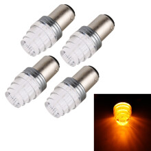 Auto-Bremslichtleiste 12V 0,6W mit 9 SMD-3528 LED-Leuchten, Gelb, für Fahrzeugrücklicht, kompakt und langlebig