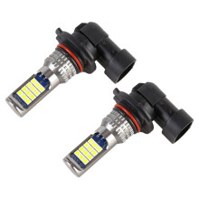 2 Pack 9005 Car Fog Light Bulbs, DC 12V-24V 8.6W, 24 SMD 3030 LEDs with Constant Current, Lime Green