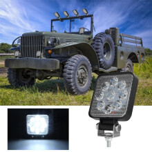 3 Inch LED Work Light 6.3W 10-30V DC 6000K Square Driving Spotlight for Offroad Truck Car Fog Light, 9 LEDs