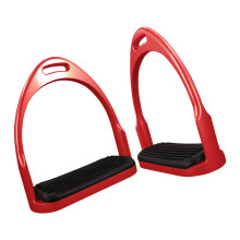 Horse Saddles Antiskid Horse Pedal Professional Horse Riding Horse Stirrups Red