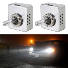 Kaksi D5S 6000K DC12V 35W auton xenon-polttimoa, valkoinen valo, ajovaloihin sopiva sarja, kirkas ja kestävä