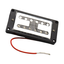 6 Strings Electric Bass Guitar Pickups Double Coil Guitar Pickups, B piano black frame