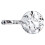 Water Ripples Handheld Mirror Hand Mirror with Handle Cosmetic Mirror Large round size 1