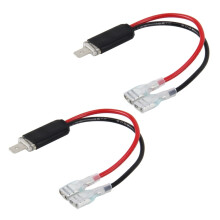 2 Unidades de Adaptadores de Cableado Universal para Bombillas H1, Conectores de Alimentación y Cables de Conversión