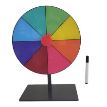 Tabletop Prize Turntable Erasable Reusable Fortune Wheel Fortune Turn Plate 8 squares