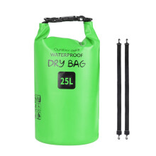 Waterproofs Dry Bag Folding Beach Storage Pack Outdoor Beach Buckled Grass green 25L